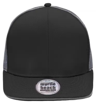 Image de Myrtle Beach - Casquette « Pro » 6 panneaux LT1167 (taille unique) (noir/charbon)