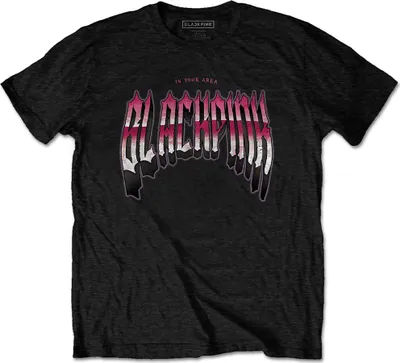 Produktbild von BLACKPINK Gothic Black M T-Shirt