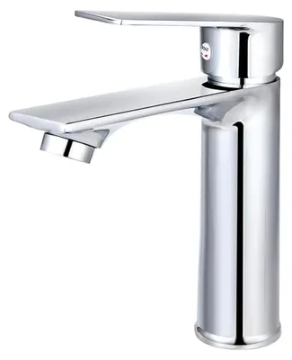 Produktbild von Waschtischarmatur für das Bad, Einhebelmischer aus Edelstahl, wassersparend in Chrom