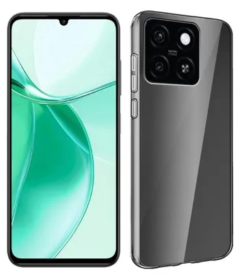 Produktbild von Für ZTE Blade A55 Silikon Schutz Transparent Handy Hülle Cover Case TPU dünn