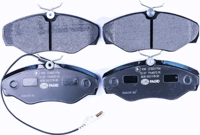 Imagen del producto de HELLA 8DB 355 018-501. Juego de pastillas de freno delanteras para RENAULT ESPACE III (JE0)