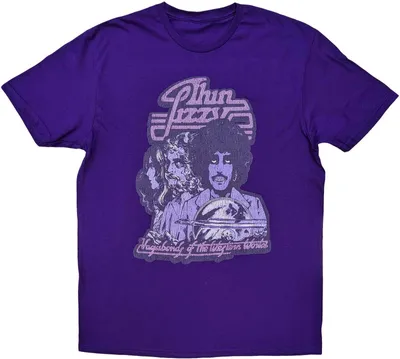 Image de Thin Lizzy - "Vagabonds Of The Western World" T-Shirt für Herren/Damen Uni RO9688 (M) (Violett)