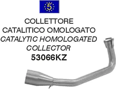 Immagine prodotto di Collettore catalitico ARROW omologato per scarico Urban per Honda
