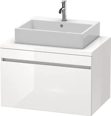 Produktbild von Konsolenunterschrank DURASTYLE 512x800x548mm weiß hochglanz weiß hochglanz
