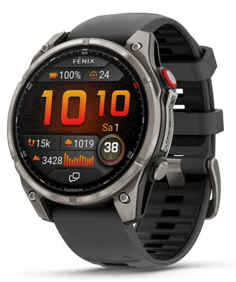 Immagine prodotto di Garmin fēnix 8 Pro, 3,56 cm (1,4"), AMOLED, Touchscreen, 32 GB, GPS, 77 g