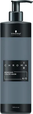 Produktbild von Schwarzkopf Chroma ID, Grau, 6-12, Frauen, 500 ml, Pumpenflasche, Aqua (Water, Eau)*Cetearyl Alcohol*Coconut Alcohol*Cocamidopropyl...
