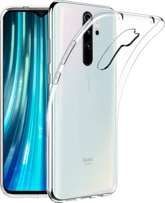A clear phone case is shown on a white background, partially covering a smartphone.