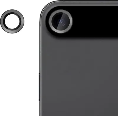 Obrázek produktu pro 9H ochranné sklo na fotoaparát pro Apple iPhone 17 Air Ultra Thin Anti-Fingerprint Black
