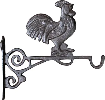 Obrázok produktu pre Esschert Design Háčik na závesný kôš Rooster - liatina
