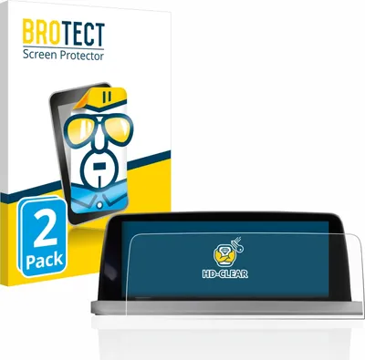 Produktbild von 2x Für BMW X3 G01 2017-2021 Infotainment System 10.2" Schutzfolie BROTECT Displayschutz Display Schutz Folie Klar Transparent