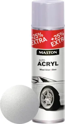 Produktbild von Sprühlack Maston AutoACRYL Metallschutz Aluminium silber 500 ml