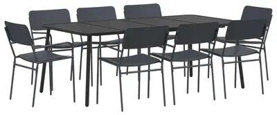 Productafbeelding van Essgroep van 9 stuks, antracietkleurige staal