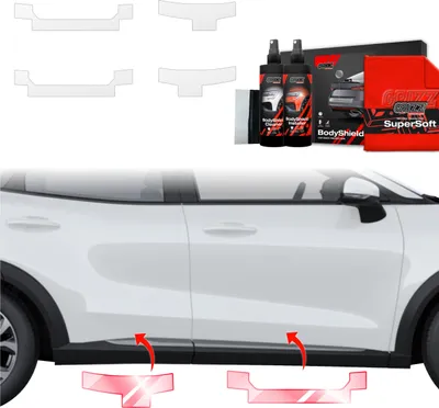 Imagen del producto de Película protectora 4 en 1 Grizz Protector para umbrales - Ford Puma (rediseño, 2024-2025)