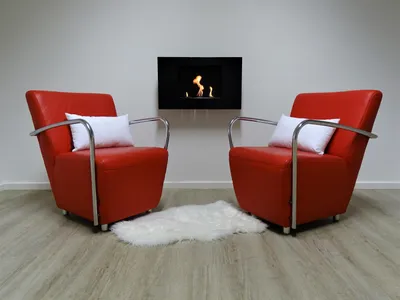 Produktbild von Ethanol & Gelkamin Kamin Wandkamin SRM-Design Schwarz Breite 65 cm