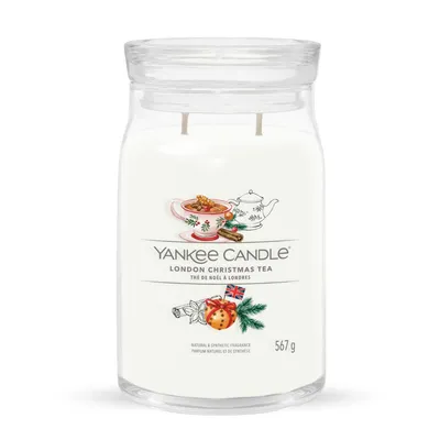 Image de Yankee Candle LONDON CHRISTMAS TEA Signature Large Jar 567 g