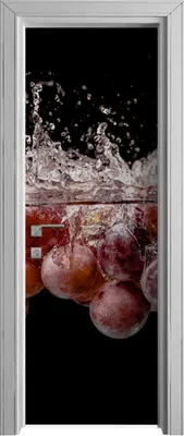 Produktbild von Tür Selbstklebende 70x210 cm Türfolie Türtapete Klebefolie - Früchte Spritzen