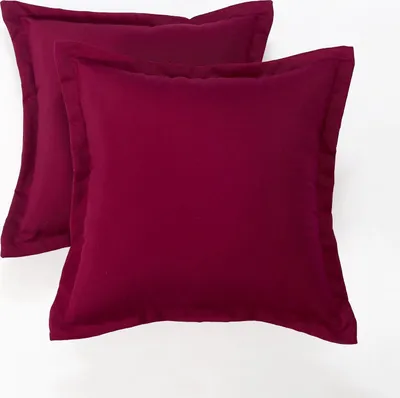 Produktbild von HOMESCAPES Outdoor-Kissen bordeaux - 2er-Set Gartenkissen 45 x 45 cm