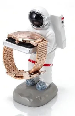 Produktbild von Uhrenhalter Standard für Männer Frauen, Einzel-Uhrenständer, alte Haushälterin/Astronaut Harzfigur, Modell Uhrenhalter, Dekoration Stauraum für Schmuck, Uhrenarmband, Halskette