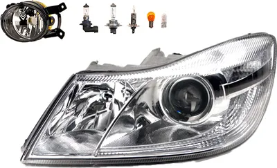Produktbild von Scheinwerfer kompatibel zu Skoda Octavia 1Z 09-13 H1 H7 L + Nebel+Leuch. 1Z1941017S 1Z1941015F 1Z0941701D Johns