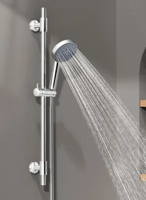 Produktbild von Duschkopf-Set mit Hochdruck und Edelstahl-Duscharmatur