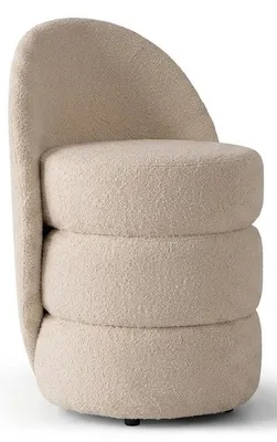 Produktbild von Hocker modern beige weich bequem Schlafzimmer praktisch