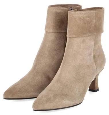 Immagine prodotto di Stivaletti da donna Kaerlek, color beige, in pelle scamosciata, taglia: 41