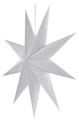 Imagen del producto de Adornos navideños LED de papel, 60 cm, para interior