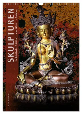 Produktbild von SKULPTUREN Hinduistische Göttinnen und Götter - Buddhas (Wandkalender 2027 DIN A3 hoch), CALVENDO Monatskalender