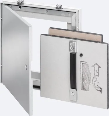 Produktbild von Revisionstür AluRapid® Safe I/EI30 mit Gipskartoneinlage GKF 2 x 12,5 mm 600 mm x 600 mm