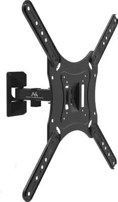 A black TV wall mount is shown against a white background.