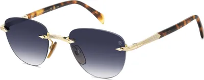 Image de David Beckham DB 1224/S GOLD BROWN HAVANA/BLUE SHADED 51/22/145 Lunettes pour hommes Lunettes de soleil