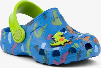 Obrázek produktu pro Coqui dětské sandály LITTLE FROG 8701 royal/lime dino + amulet - 20/21