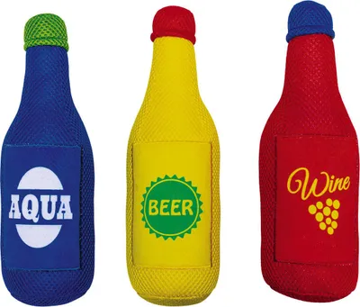 Produktbild von Beeztees Drinks Hundespielzeug Mesh Farblich sortiert 24x7x7 cm