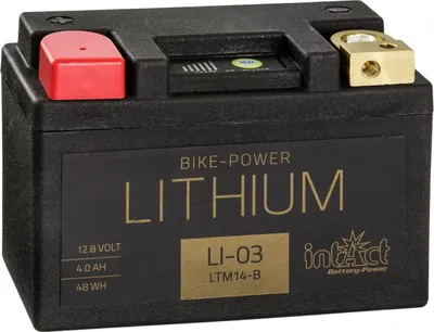Produktbild von intAct Bike-Power Motorradbatterie Lithium-Ionen LI-03 12V 4Ah