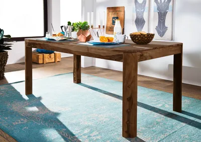 Produktbild von MASSIVMOEBEL24 Esstisch Sheesham 120x60x76 smoked cherry gebeizt TORONTO #156