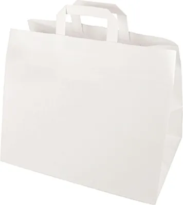 Produktbild von PAPSTAR Papier-Tragetasche 260 x 170 x 250 mm weiß 50 Stück