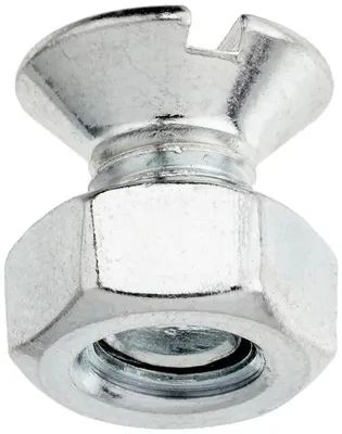 Produktbild von Dresselhaus 4313/001/53, Bolts & nuts, Zink, M6, Flachkopf, Schlitz, Metallisch