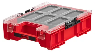 Obrázek produktu pro Qbrick System ONE Organizér M Plus MFI RED ULTRA HD Organizér 364 x 264 x 106 mm 4 l stohovatelný IP66