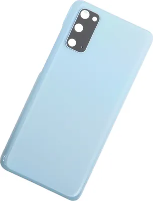 Produktbild von Für Samsung Galaxy S20 G980 Akkudeckel Back Cover Mit Kameralinse Blau Blue