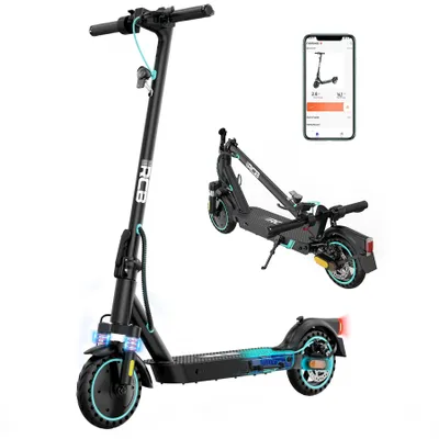 Immagine prodotto di Scooter elettrico RCB TECH, E-scooter con omologazione stradale (ABE), Max.20km/h, Comodo assorbimento degli urti, connessione APP, scooter elettrico e-scooter pieghevole
