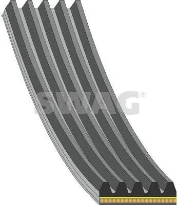 Produktbild von SWAG Keilrippenriemen 1166mm für FIAT PUNTO (199) 33 10 8173