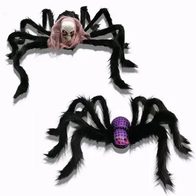 Zdjęcie produktu dla Pająk halloween włochaty straszna dekoracja ogrodu na imprezę