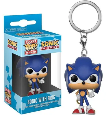 Produktbild von Sonic Pocket POP Schlüsselanhänger mit Ring, Sammelfigur