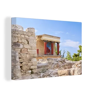 Zdjęcie produktu dla OneMillionCanvasses® - Obraz na płótnie - 150x100 cm, Knossos - Kreta - Grecja, grafika ścienna, dekoracja ścienna