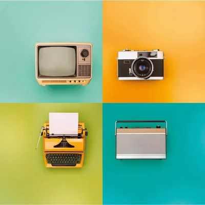 Image de puzzle Frame Me Up- Vintage Electronics 250 Teile