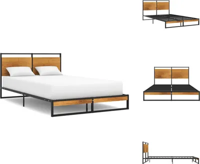 Produktbild von vidaXL Bettgestell Metall 120x200 cm -  Betten & Bettgestelle