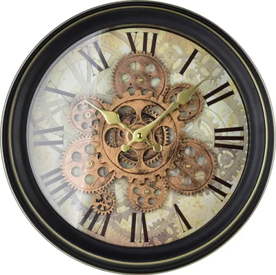 Imagen del producto de Reloj de pared Ramsey, 35 cm, con mecanismo de cuarzo, dimensiones 35x35x7 cm