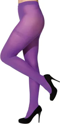 Produktbild von Strumpfhose blickdicht lila, Größe:S/M