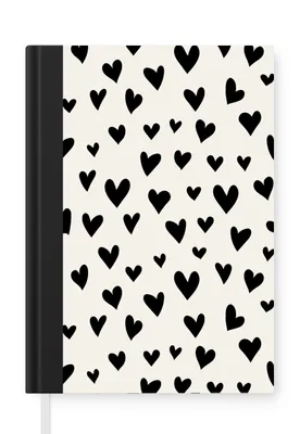 Obrázok produktu pre MuchoWow® Zápisník Denník Rozpočet A5 Valentín - Romantický darček - Vzory