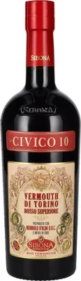 Produktbild von Civico 10 Vermouth Di Torino Rosso Superiore 18% Vol. 0,75l